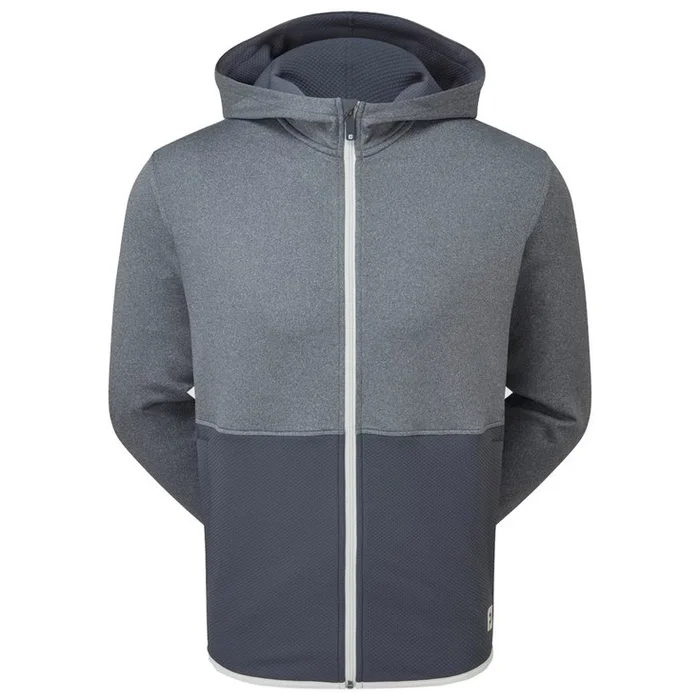Veste Footjoy Thermoseries Full-Zip Hoodie Charcoal