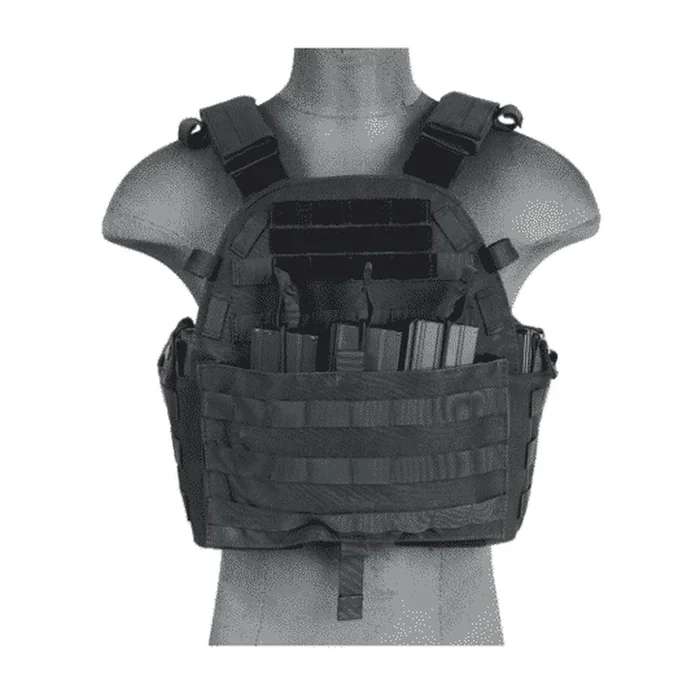 Veste Plate Carrier Lancer Tactical 1000D – Résistante et Modulable – Protection et Confort sur le Terrain