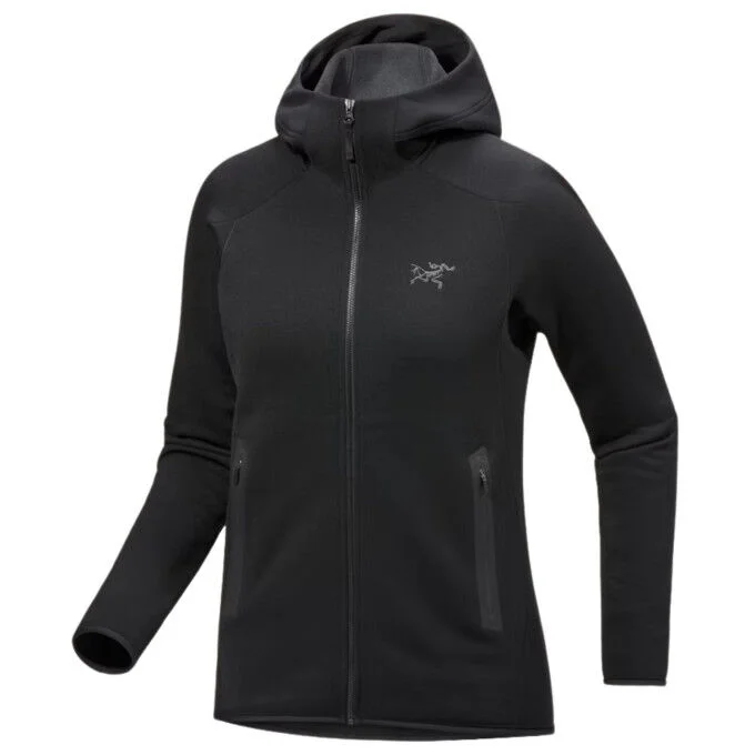 Veste polaire a capuche Femme Arc&rsquo;Teryx Kyanite – Black