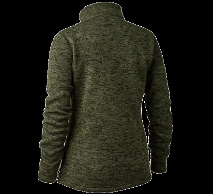 Veste Sarek tricoté kaki femme DEERHUNTER – Image 2