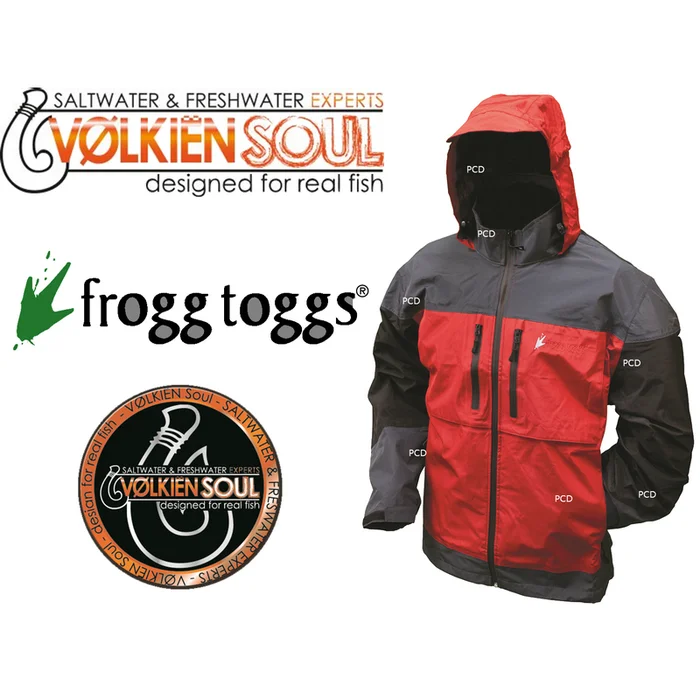 VESTE TOADS ANURA LINE FROGG TOGGS ROUGE BY VOLKIEN SOUL TAILLE XL