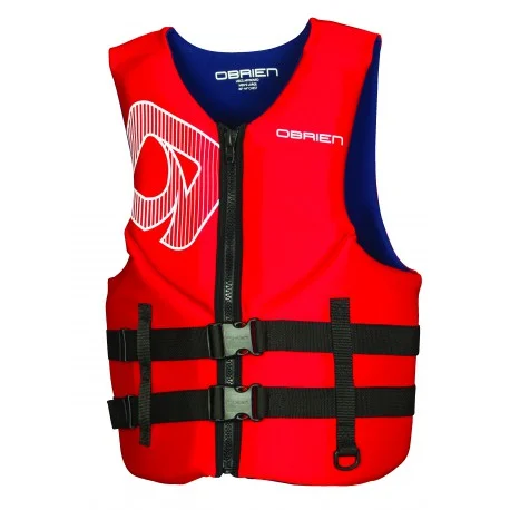 Vestes et Gilets Sports nautiques tractésO’Brien Gilet Neo Traditional Rouge