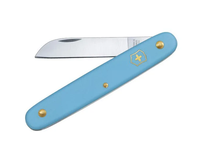 VIC3.9050.25B1 COUTEAU JARDIN VICTORINOX BLEU CIEL