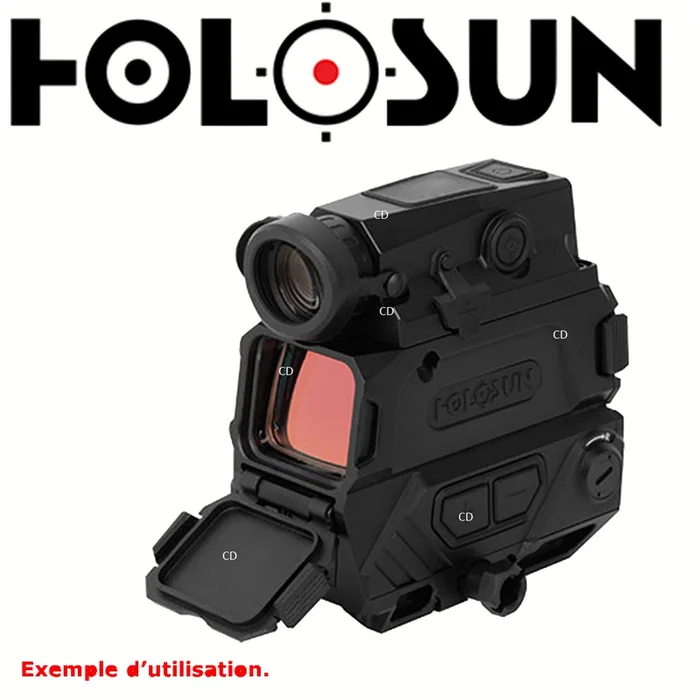 Viseur Point Rouge Holosun DRS-NV Avec Vision Nocturne Intégrée