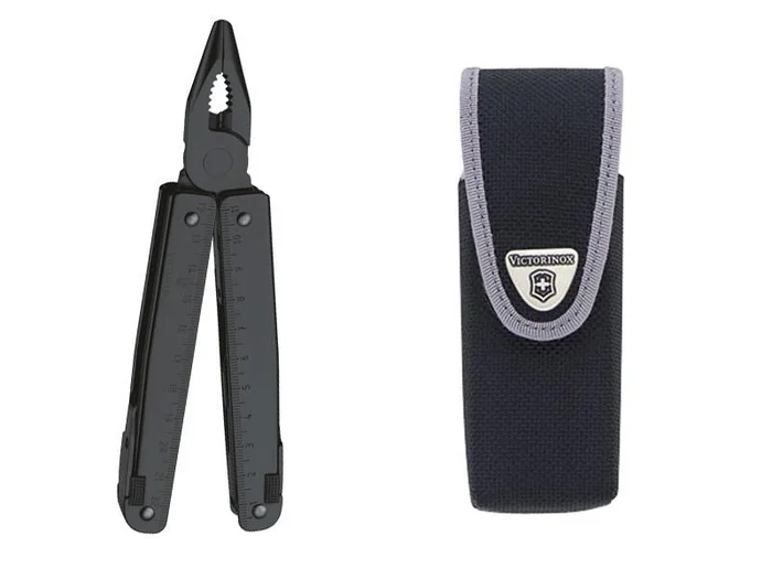 VN 3.0323.3N SWISSTOOL NOIR + ETUI NYLON