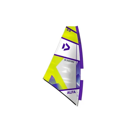 Voiles Windsurf DébutantDuotone Alfa – lime/white 2024