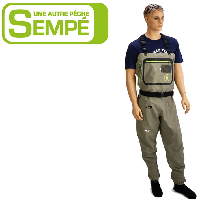 Waders Pierre Sempé 2 En 1 Micro-Fibre 3 Couches