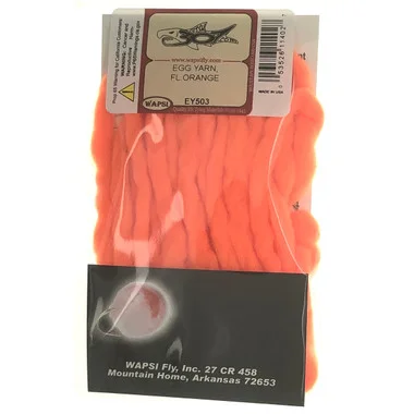 Wapsi Egg Yarn – Orange fluorescent