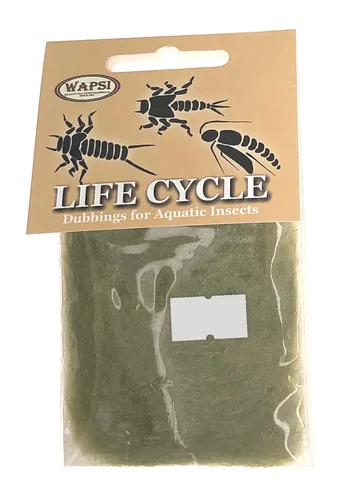 Wapsi Life Cycle Dubbin – Nymphe olive clair