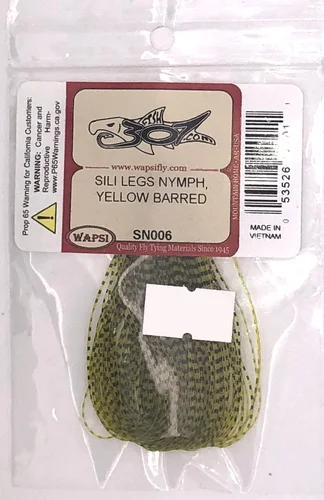 Wapsi Sili Legs Nymph- Yellow Barred