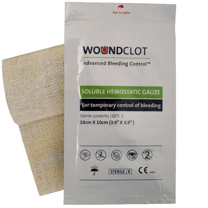 WC-T-44-CS – Pansement hémostatique 10×10 cm