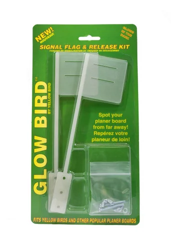 Yellow Bird – Kit drapeau lumineux – Sans déclencheurs (2 drapeaux lumineux et matériel) (GFK100)