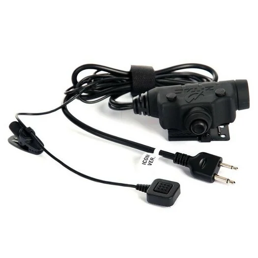 Z-tactical adaptateur de casque PTT Z115 U94, prise OTAN / connexion 2 broche pour ICOM