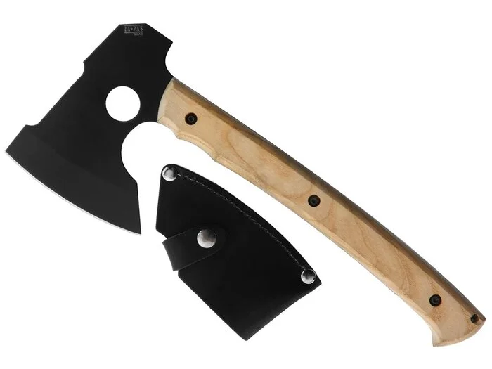 Zapas Hatchet manche en frêne, étui en cuir