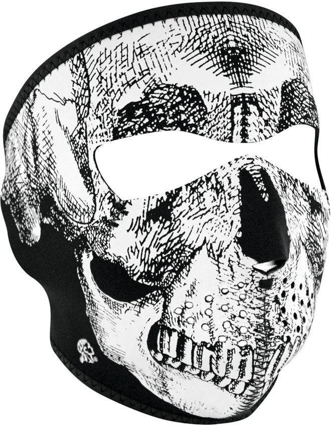 ZHWNFM002 – ZAN HEADGEAR Full Face Mask BW Skull